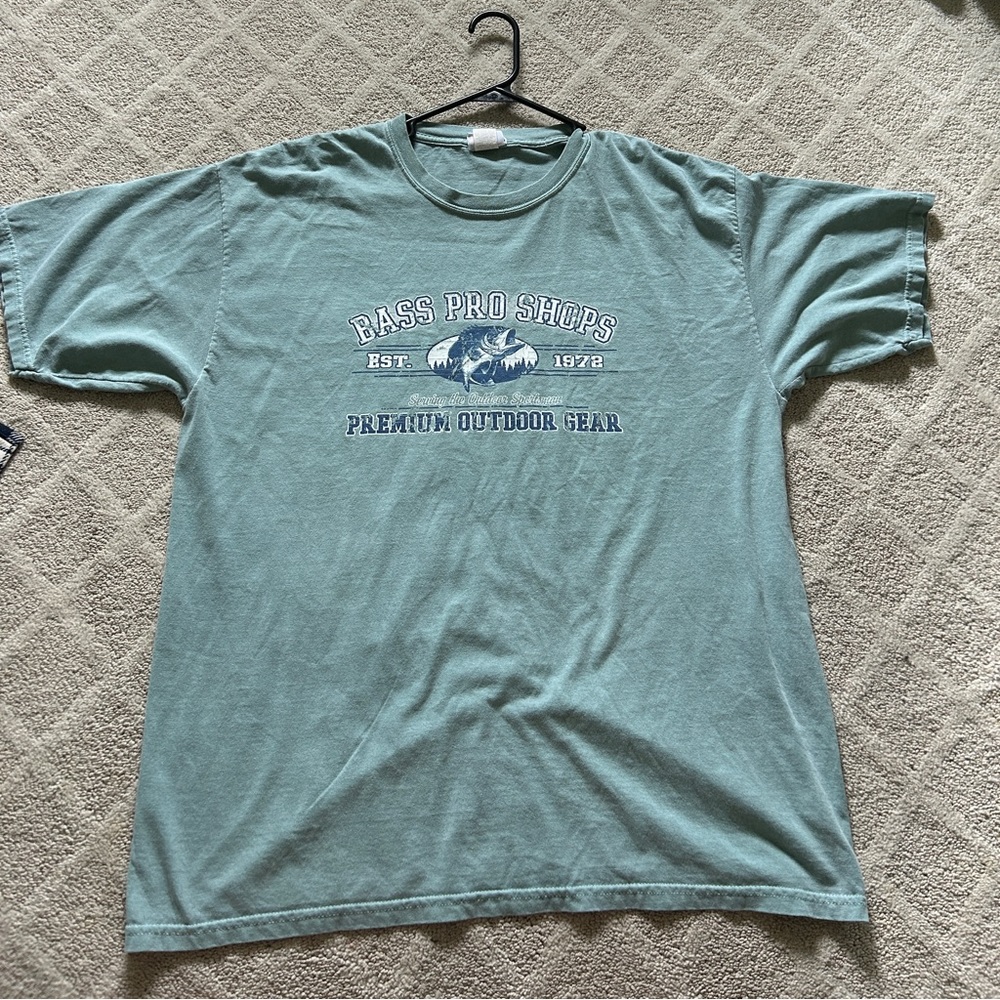 Bass Pro shop aqua tshirt